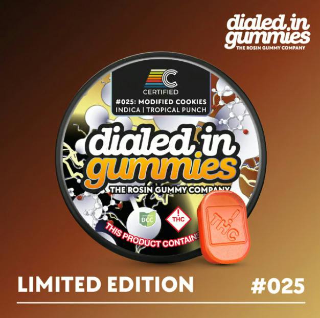 Dialed In | Limited Edition | Modified Cookies | Tropical Punch | 100mg 10pk