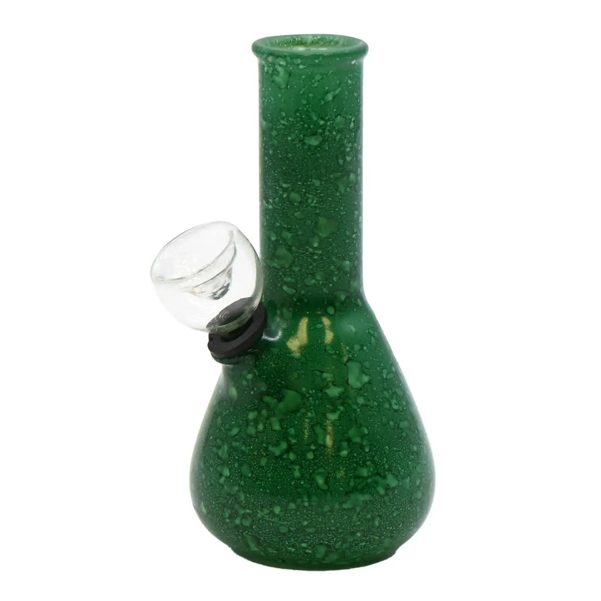 5" Marble Mini Water Pipe - Green