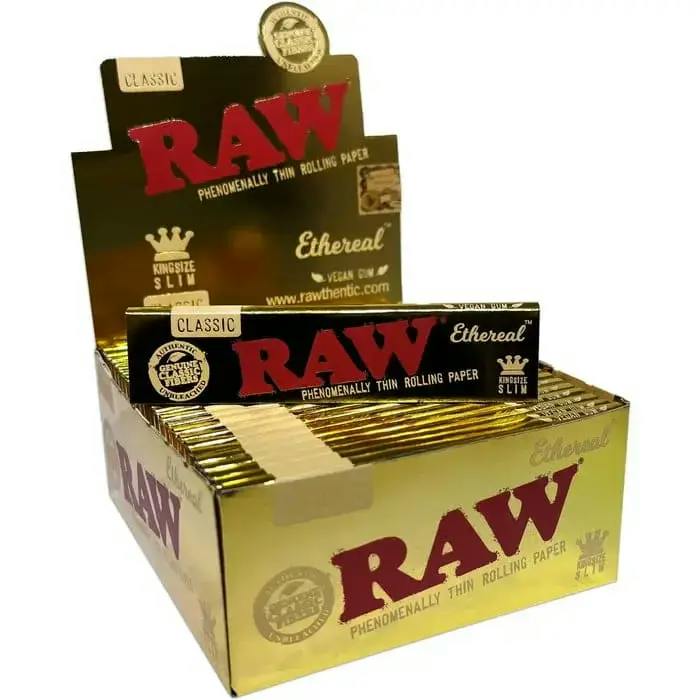 RAW Ethereal King Size Slim Gold