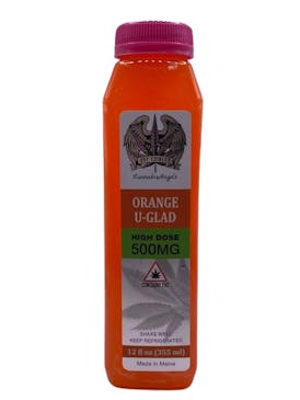 Orange U-Glad 500mg THC Drink