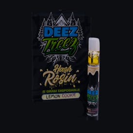 Lemon Cookie Dough Hash Rosin .5g Disposable | DEEZ Treez