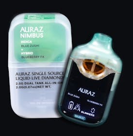 Blue Zushi & Blueberry FX | Liquid Diamond Dual Tank | 2g