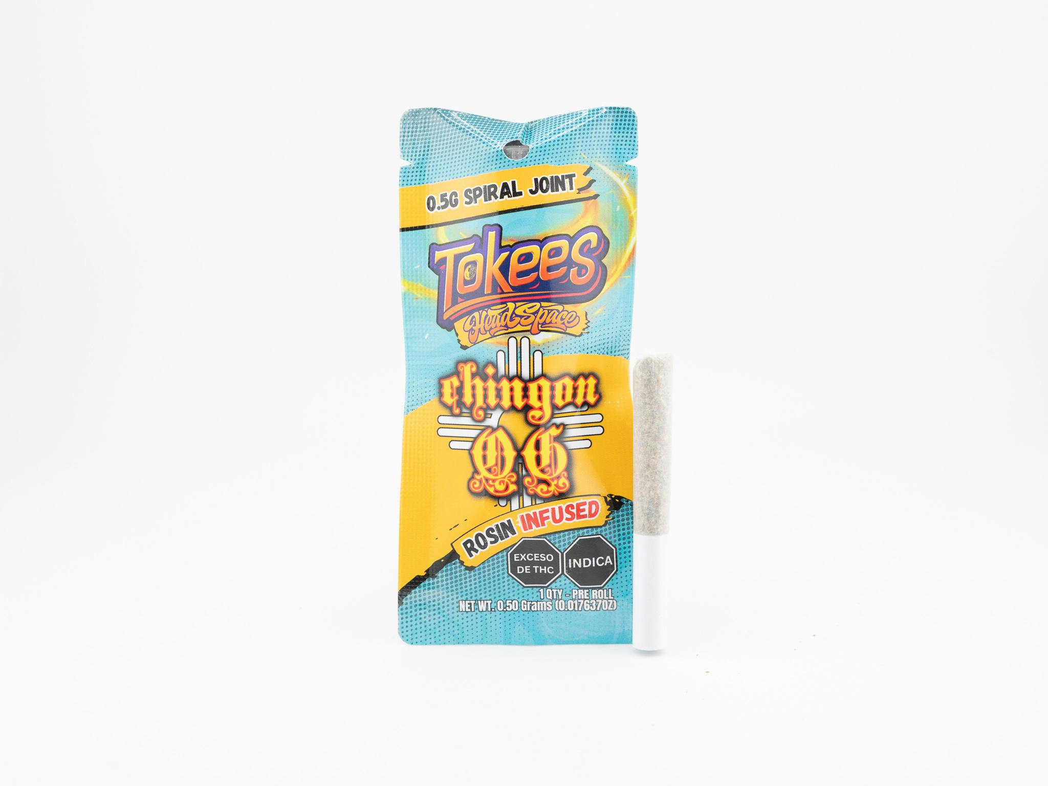 Headspace Tokees Chingon OG (I) 0.5g Rosin Infused Spiral Joint