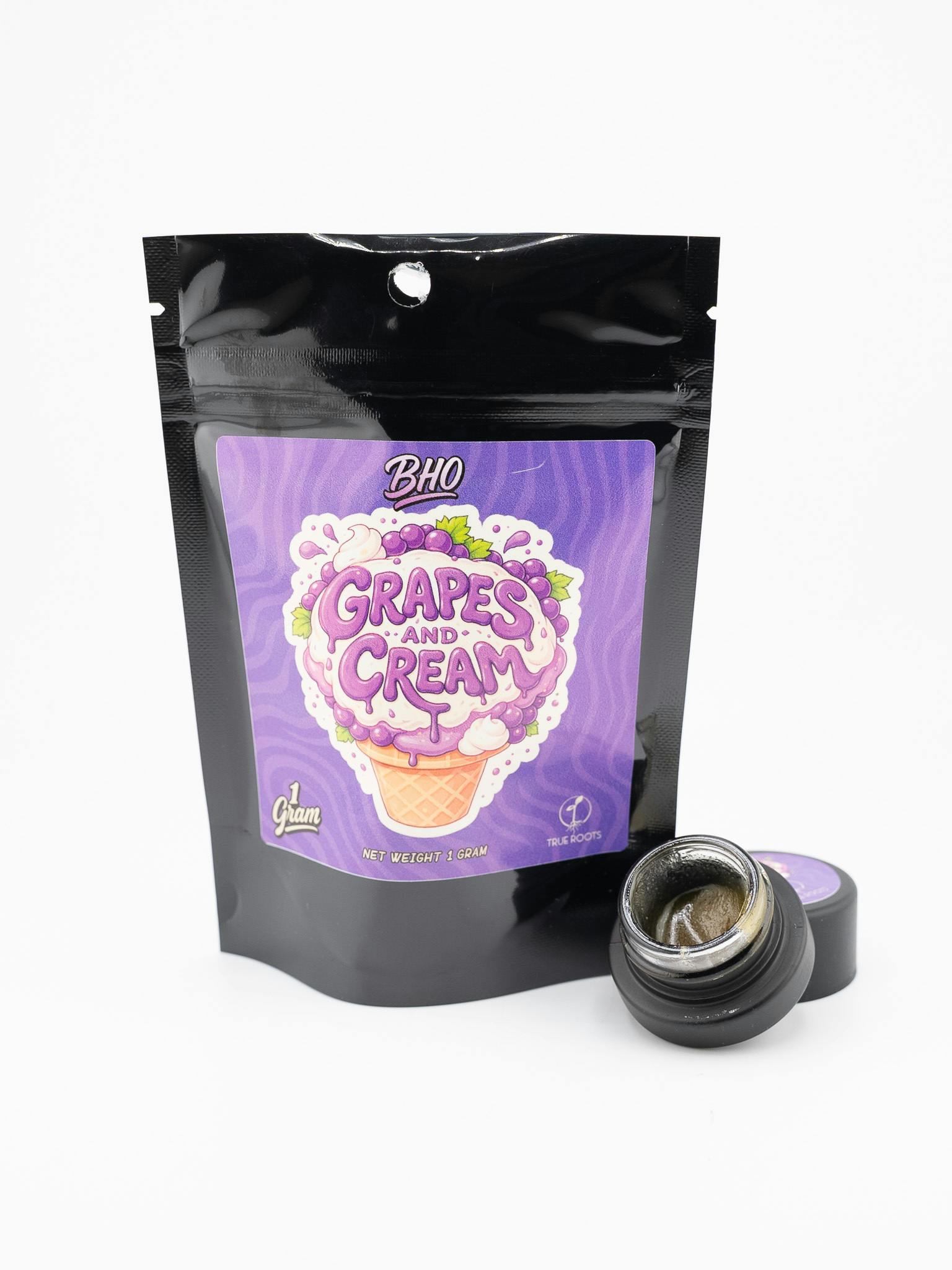 True Roots Grapes and Cream 1g Wax