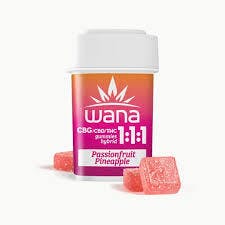 Gummies - 1:1:1 - Passionfruit Pineapple (Wana)