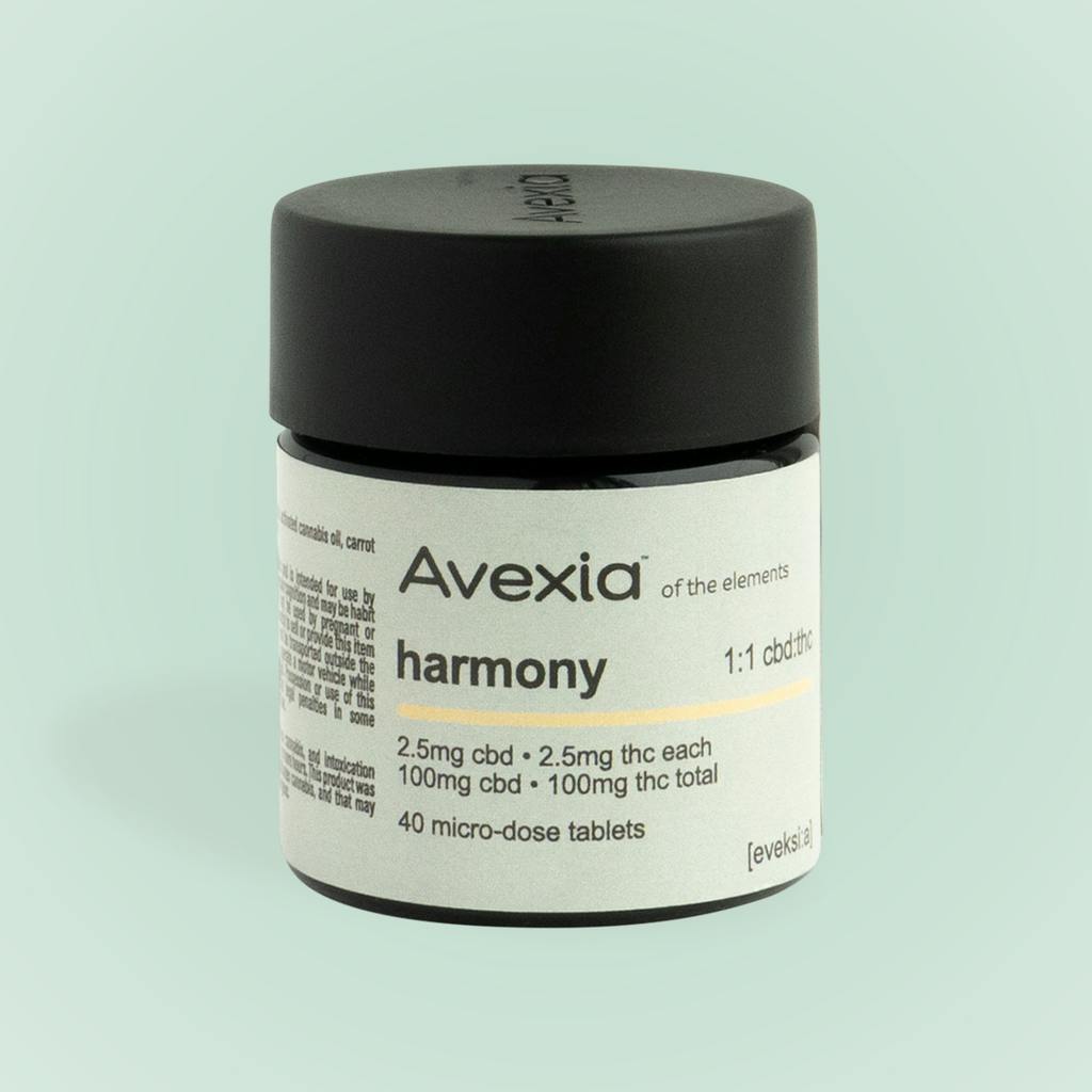 Avexia Harmony 1:1 (THC:CBD) Tablets 100mg [40pk]