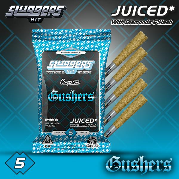 Sluggers x Connected Gushers (H) Infused Preroll 5pk 3.5g