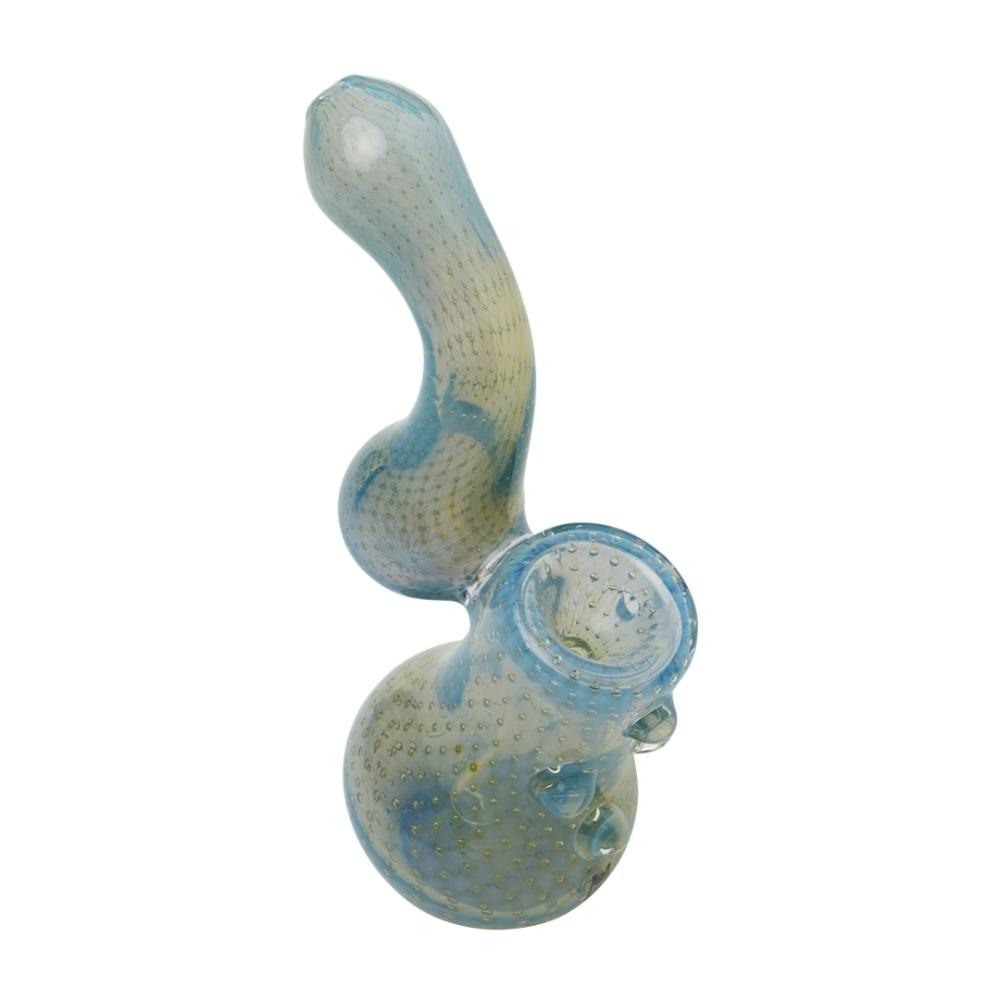 Human Grade Sherlock Bubbler 2 - Light Blue Silver Fumed