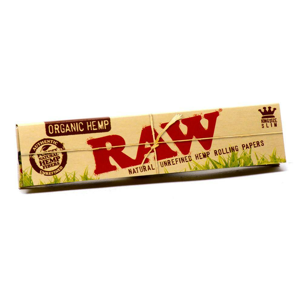 Raw King Sized Organic SLIM Hemp Rolling Papers