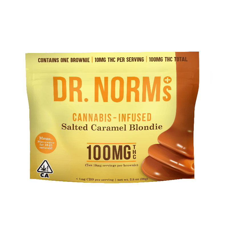 Dr. Norm's Salted Caramel (H) Blondie 10pk 100mg