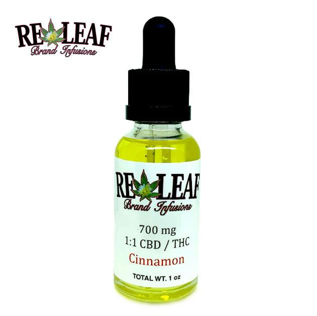 Releaf 1:1 Tincture 700mg | Cinnamon