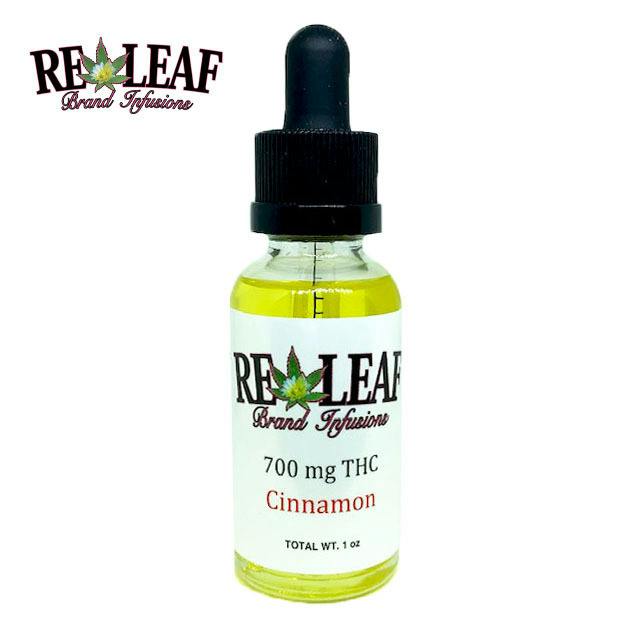 Releaf THC Tincture 700mg | Cinnamon