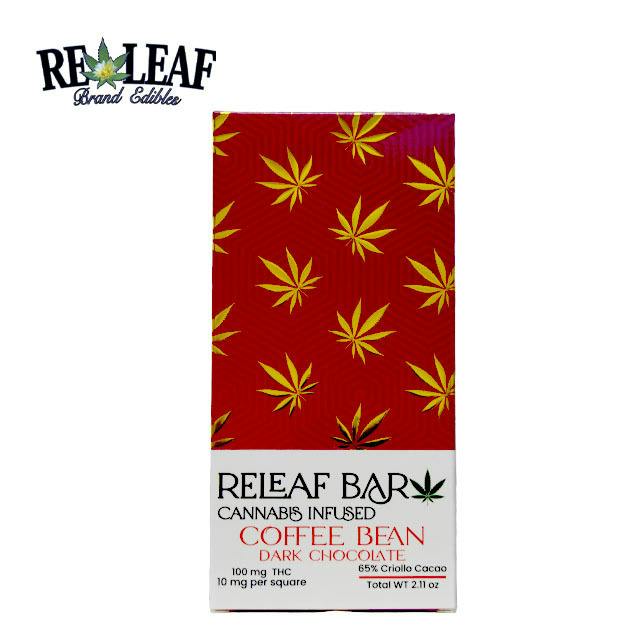 Releaf Bar 100mg | Coffee Dark Chocolate