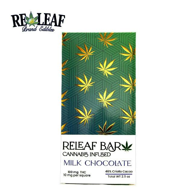 Releaf Bar 100mg | Milk Chocolate