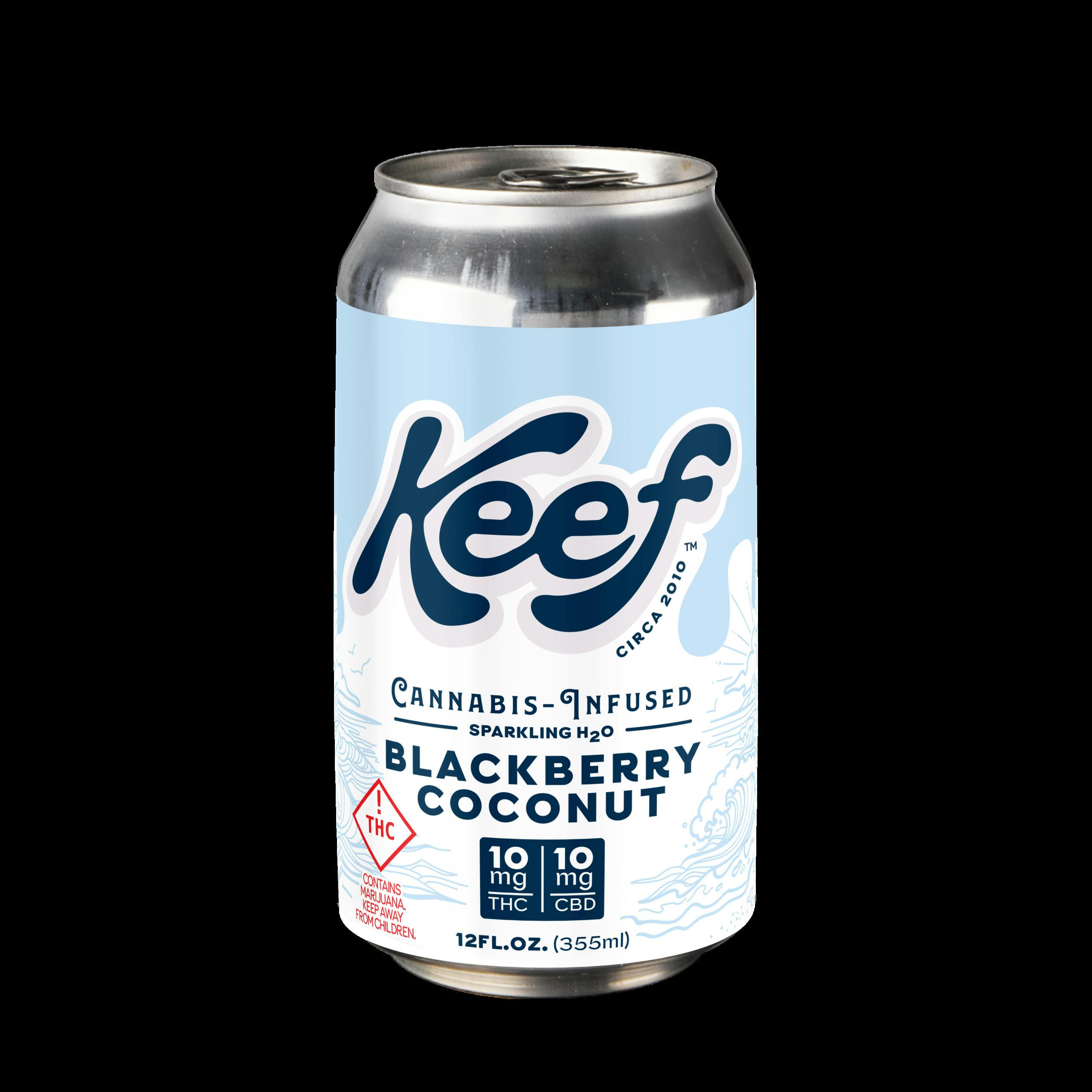 Keef 20mg Sparkling H20 1:1 Blackberry Coconut at Releaf 85624