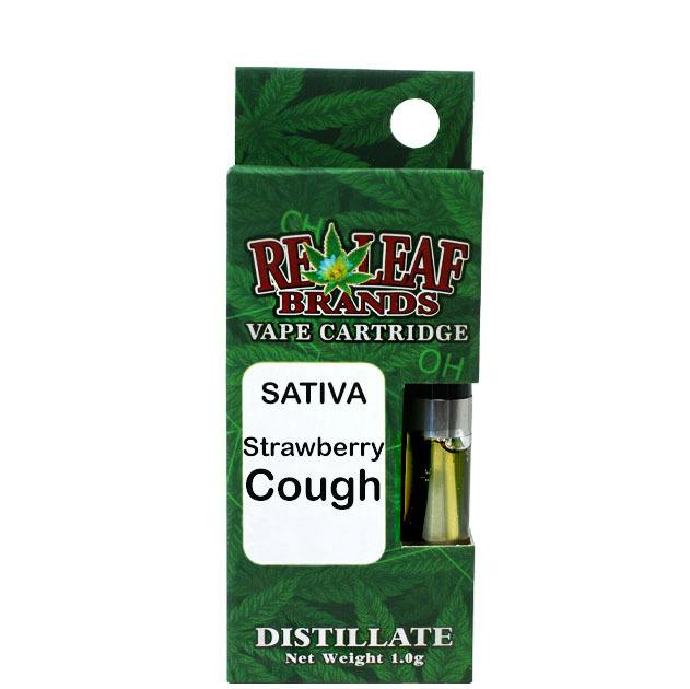Distillate Cart 1ml | Strawberry Cough at Releaf 85624
