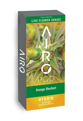 Airo Pod - Orange Sherbert Live Flower 1g (H)