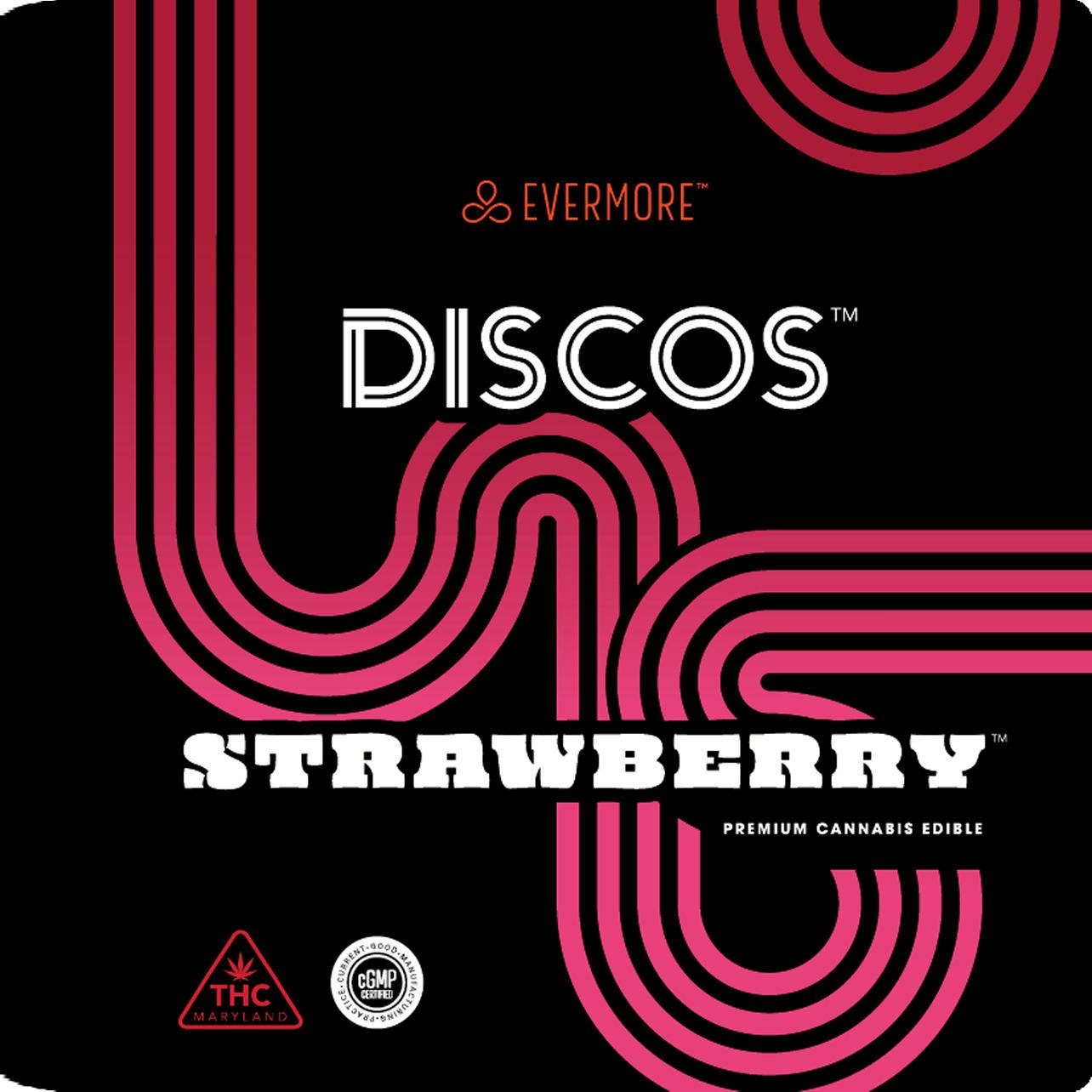 EV Strawberry Discos 100mg $20