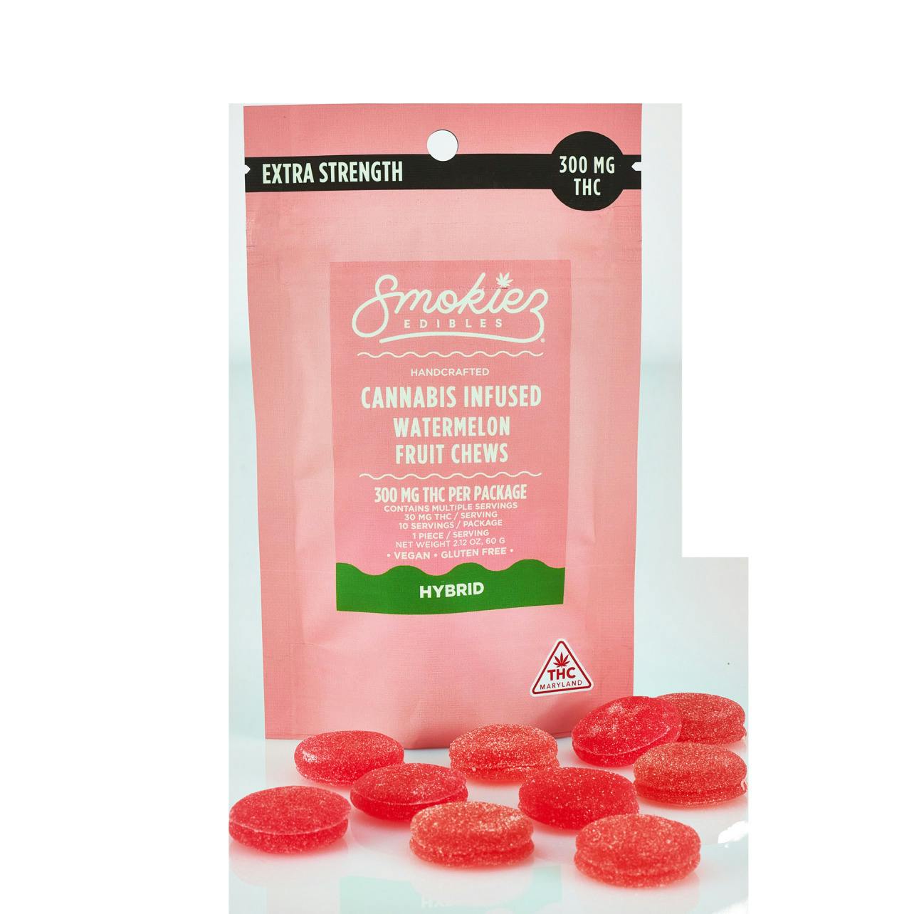 SZ Watermelon Hybrid 300mg $35