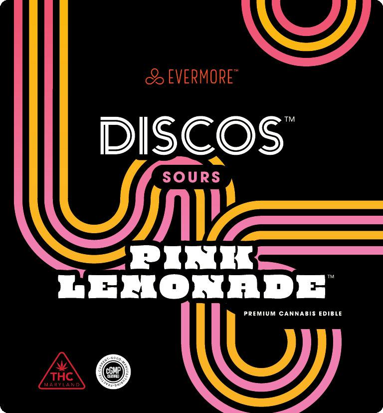 EV Sour Pink Lemonade Discos 100mg $20