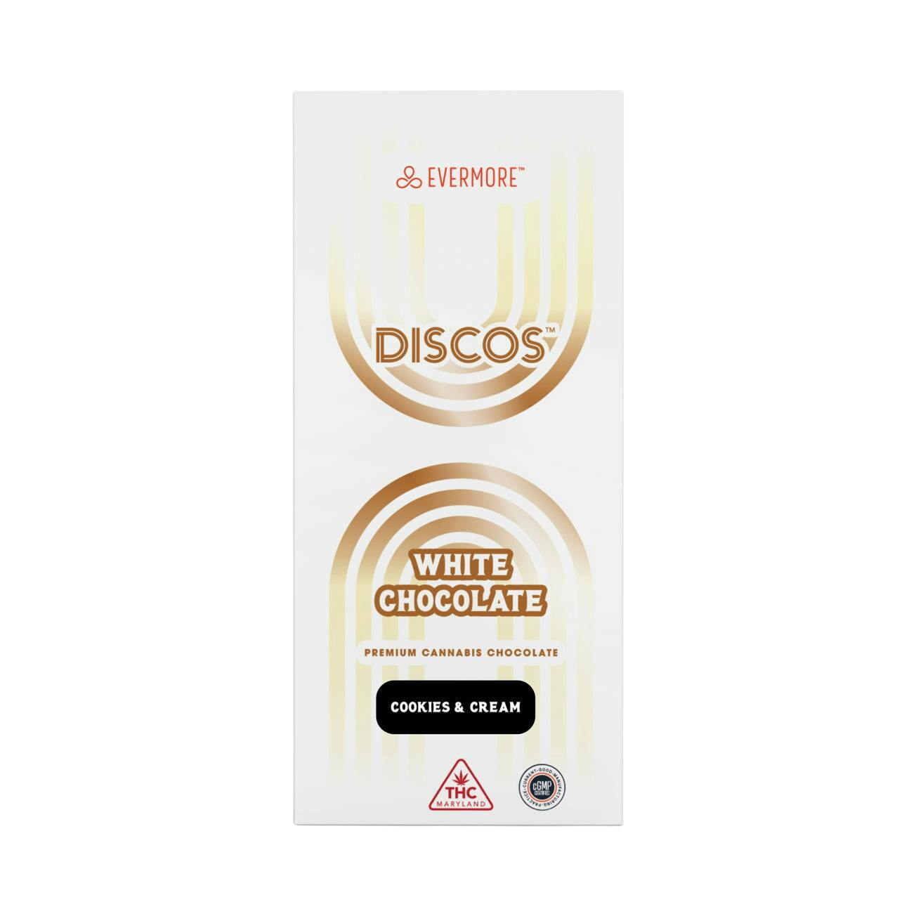 EV White Choc w/ Cookies & Cream Discos 400mg $40
