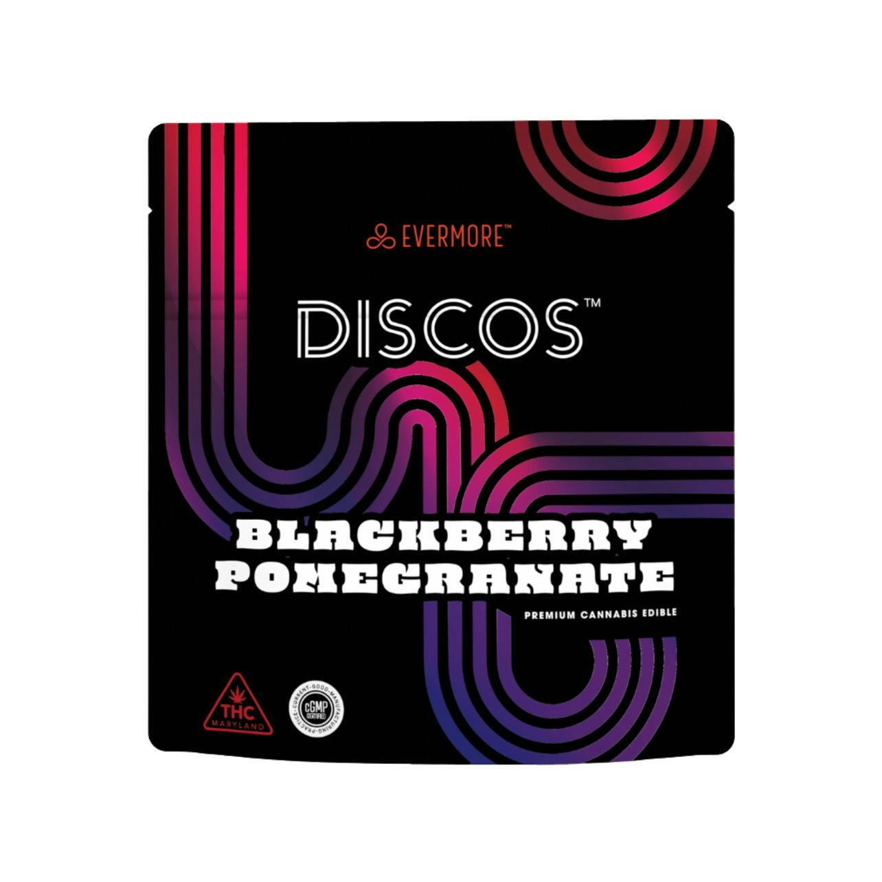 EV Blackberry Pomegranate Discos 100mg $18