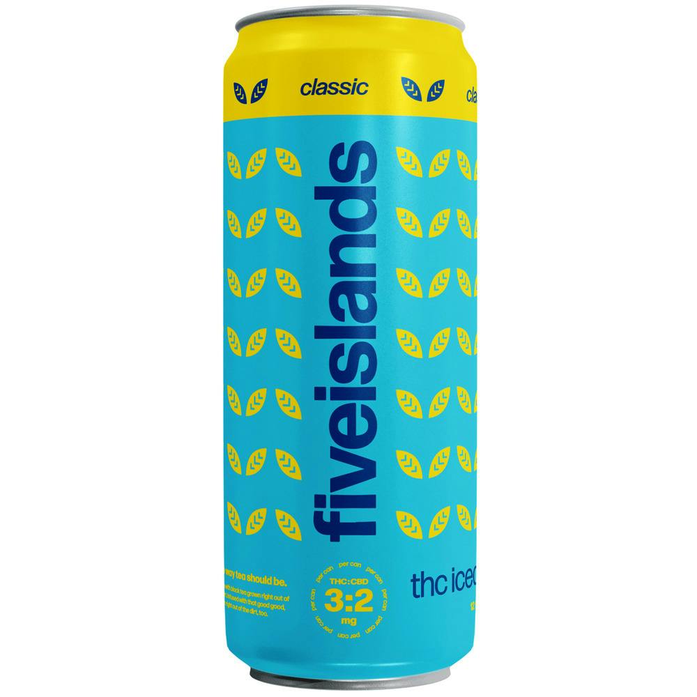 Five Islands - Hemp Derived Classic Tea 12oz (3mg THC 2mg CBD) at Fine Fettle - West Hartford Dispensary