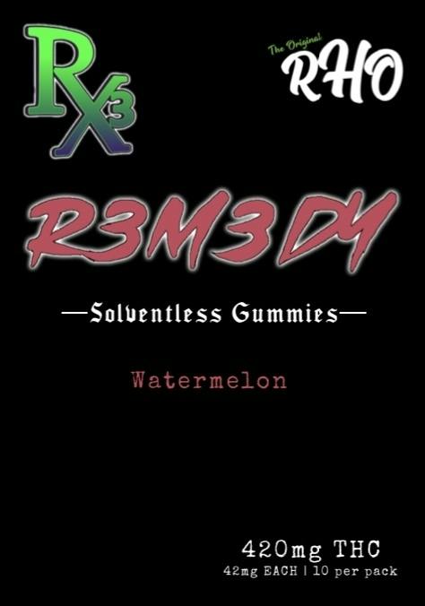 10pk 420mg Rosin Watermelon Gummies - Hybrid