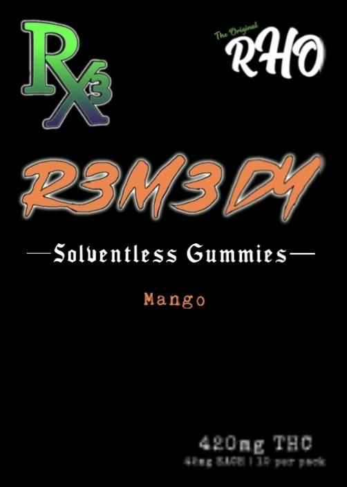 10pk 420mg Rosin Mango Gummies - Hybrid