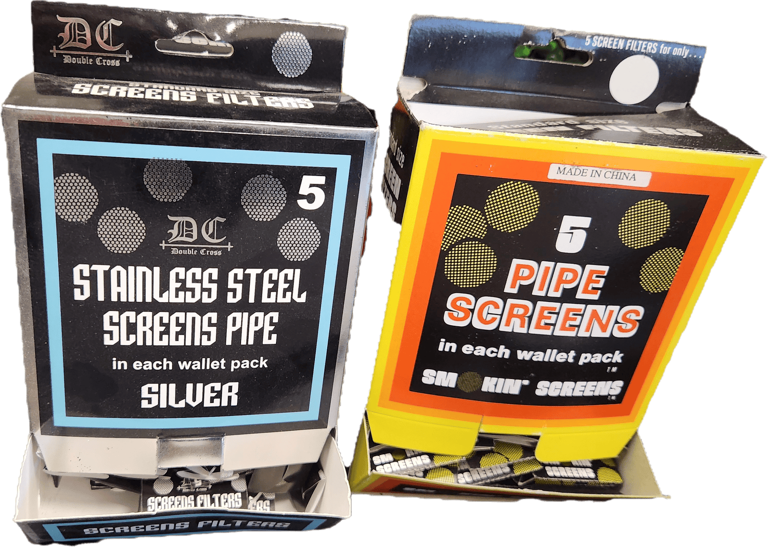 Stainless Steel Pipe Screens 5pk
