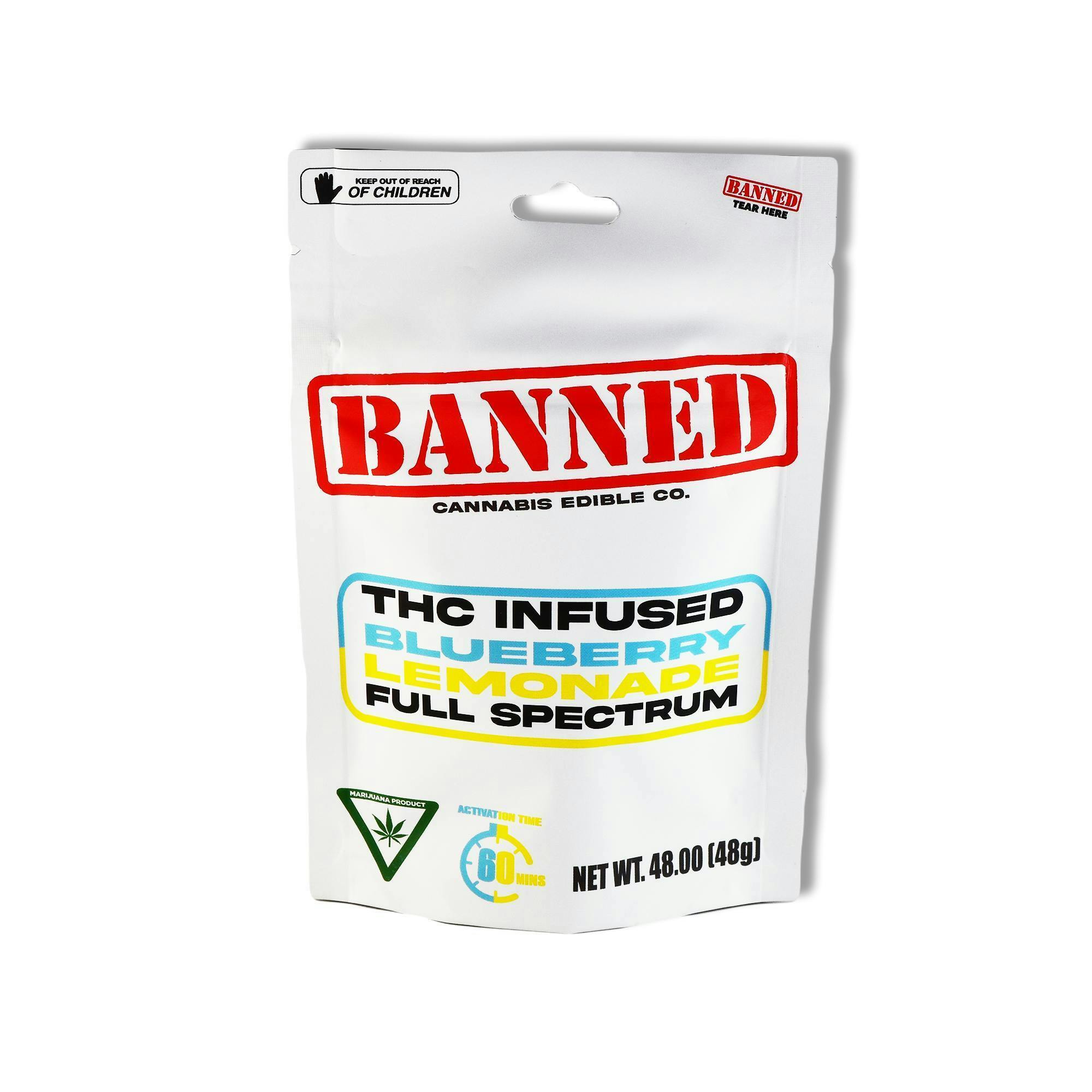 Banned | Blueberry Lemonade | 200mg | Gummies