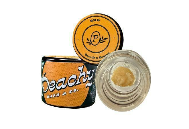 Peachy Hash & Co. | GMO | 1g | Live Rosin