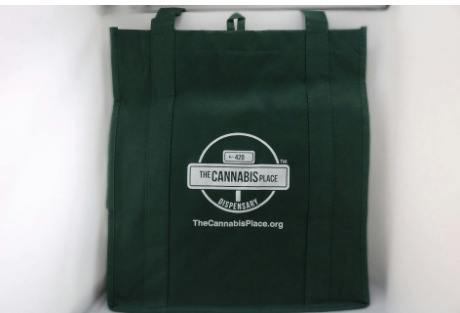 The Place Grocery Tote Green L