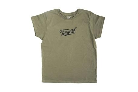 Tweed | Women's Classic Logo T-Shirt | Olive | M