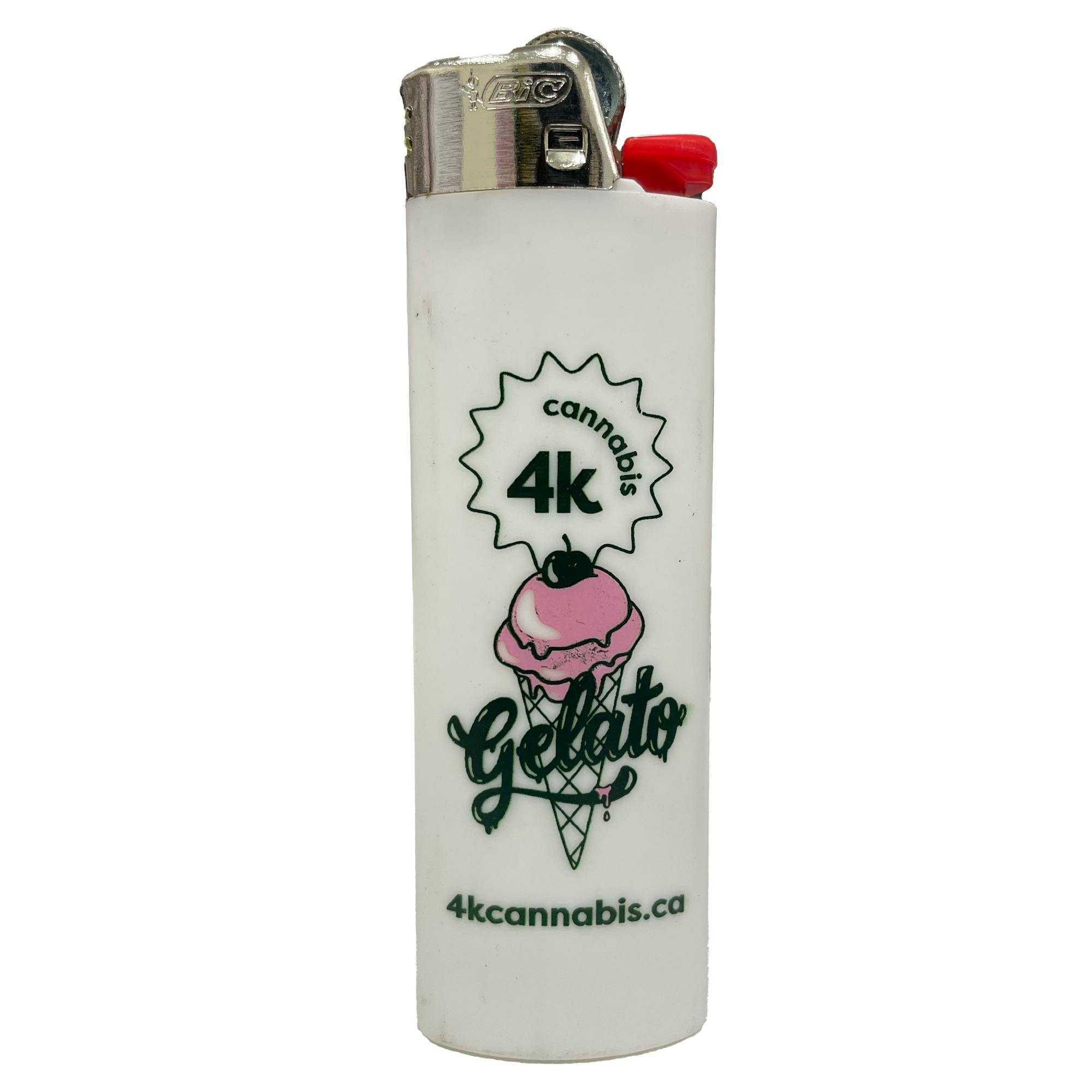 4K CANNABIS | Gelato Bic | Lighter | White Pink Gelato