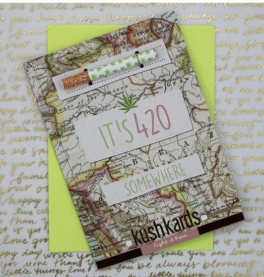 KushKards | Greeting Card | It's 420 Somewhere