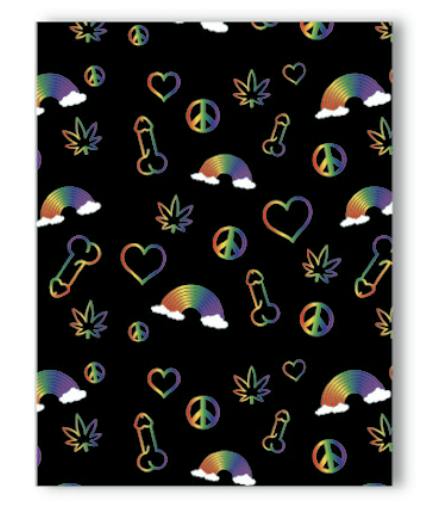 KushKards | Greeting Card | Rainbow Penis