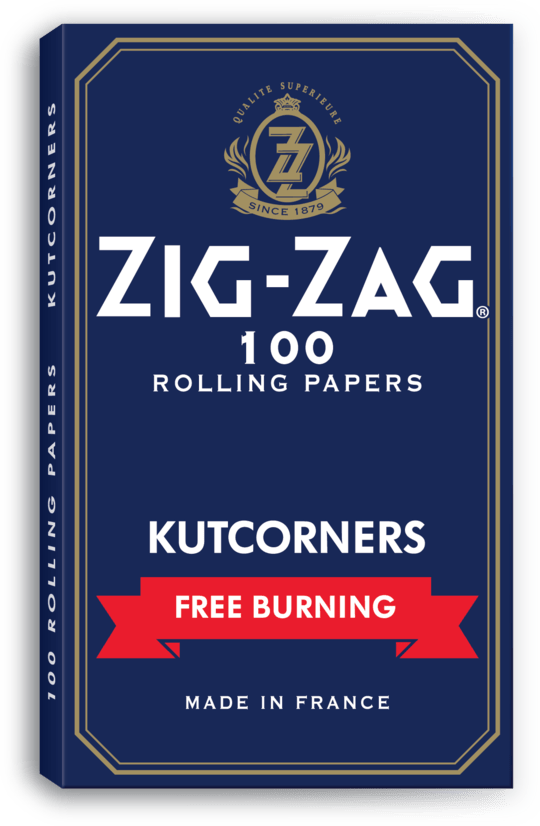 Zig-Zag | Kutcorners | Free Burn Rolling Papers (Blue)