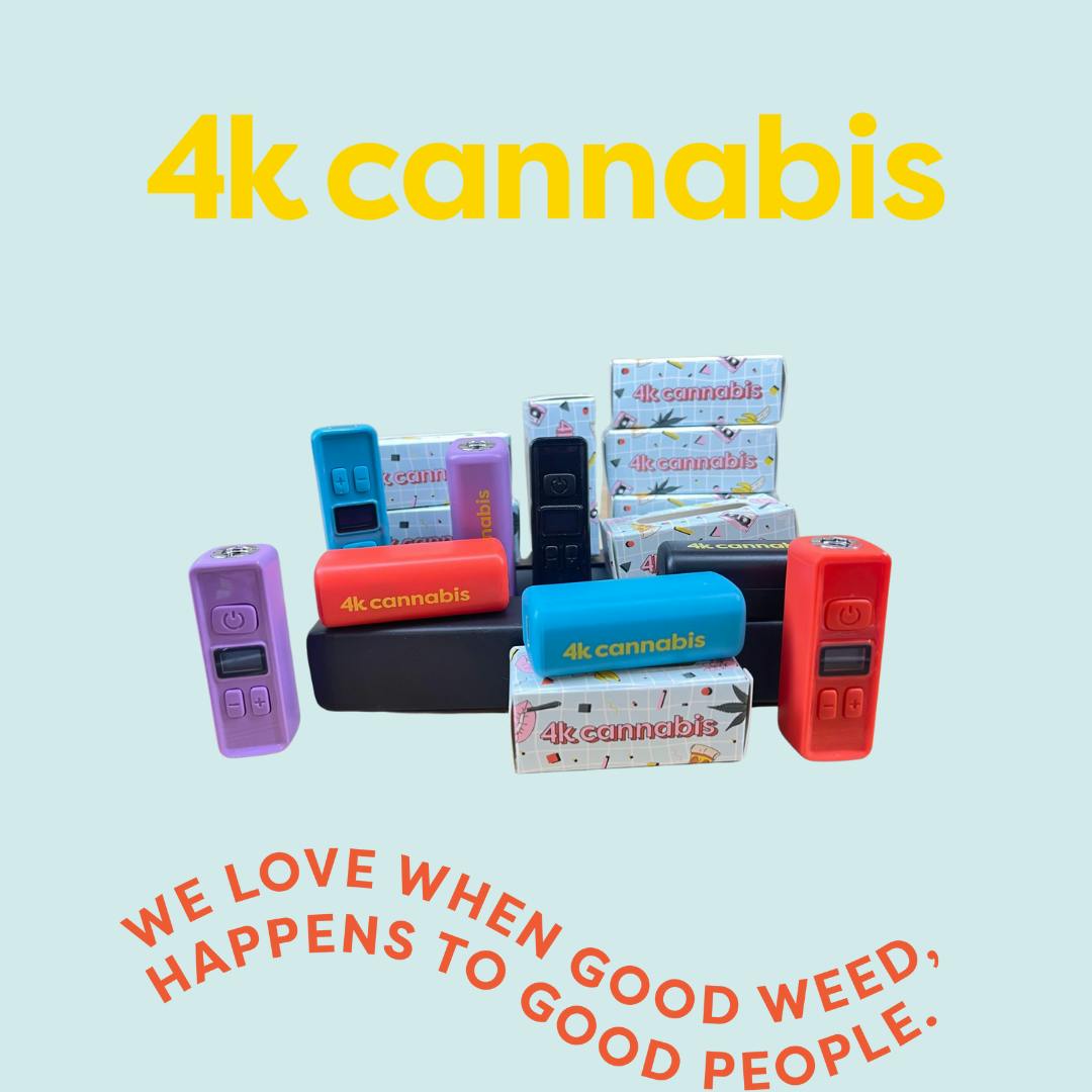 4K Cannabis | 510 Battery | Red