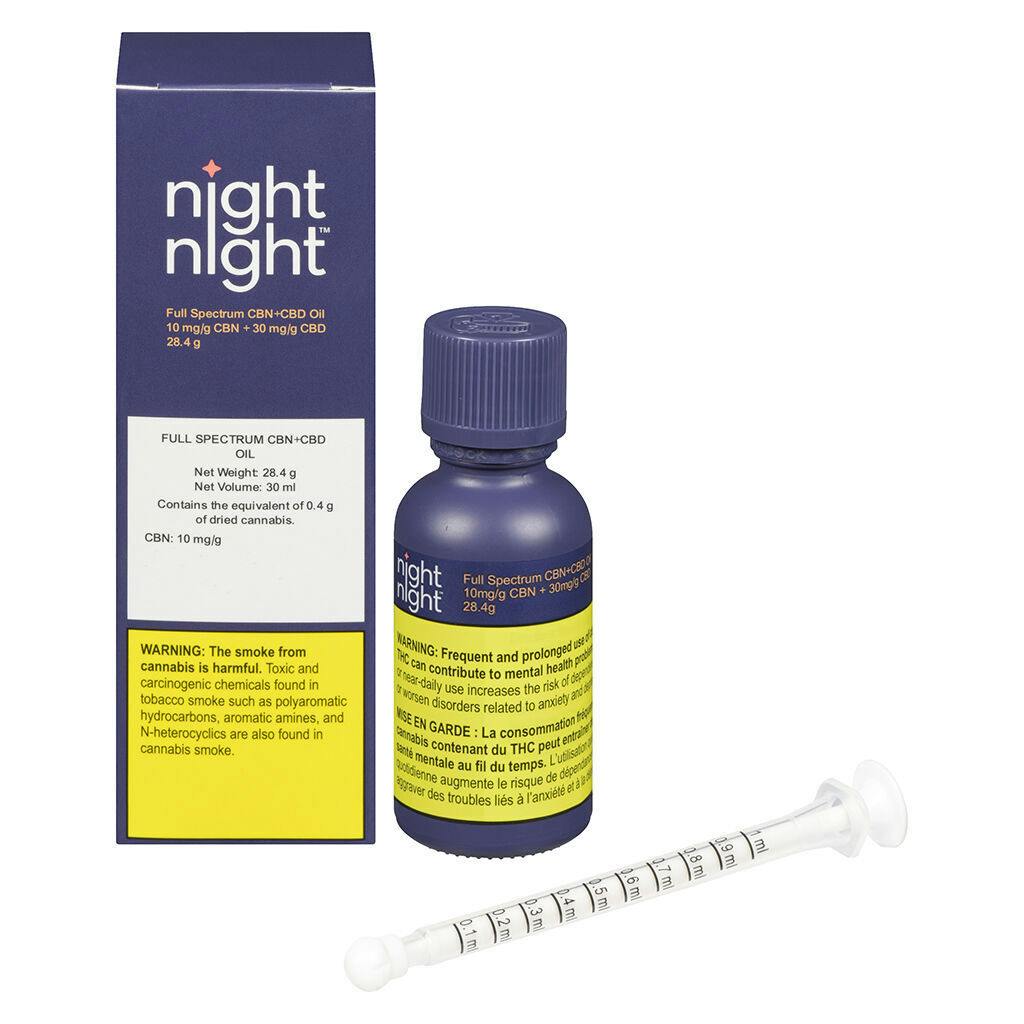 NIGHTNIGHT | Full Spectrum CBN+CBD Oil | 30ml
