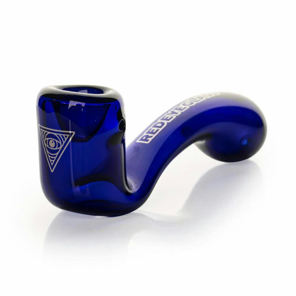 RED EYE | 5" Sherlock Hand Pipe | Blue