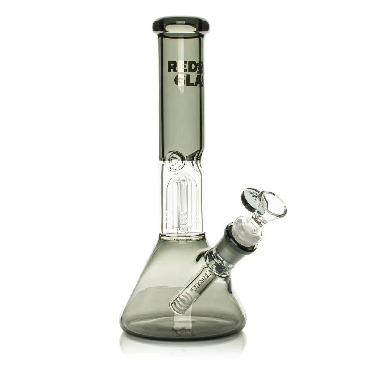 RED EYE | 10" 4-Arm Tree Perc Water Pipe | Smoke