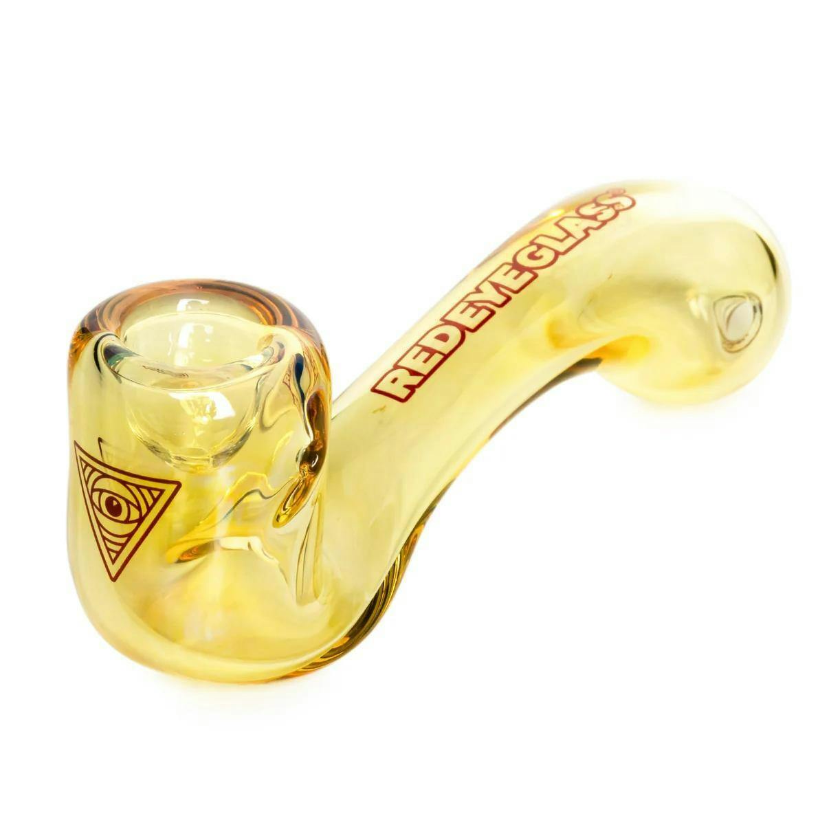 RED EYE | 5" Sherlock Hand Pipe | Yellow