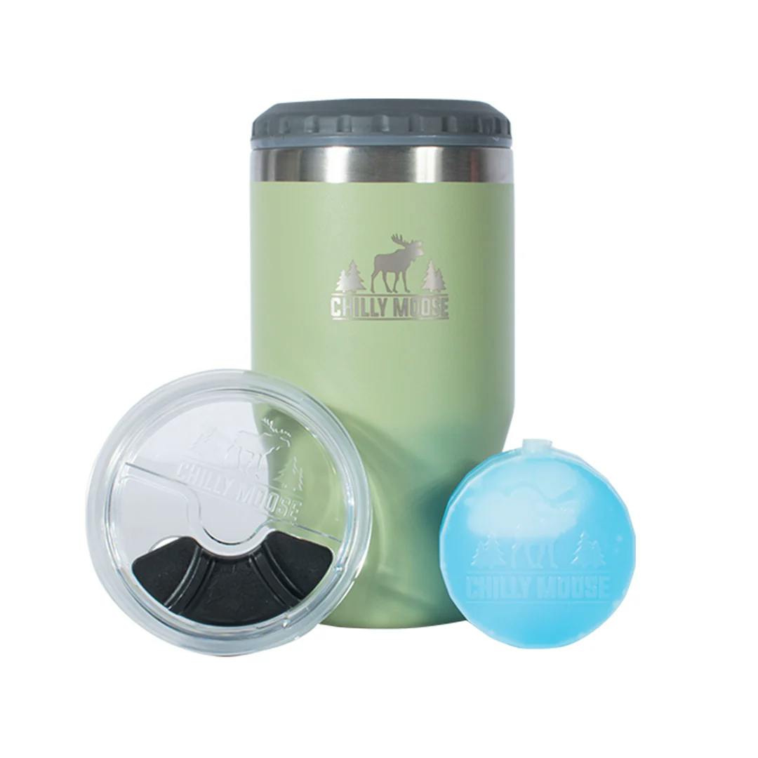 4k Cannabis X Chilly Moose | Brent 5 in 1 Insulated Tumbler | Sage