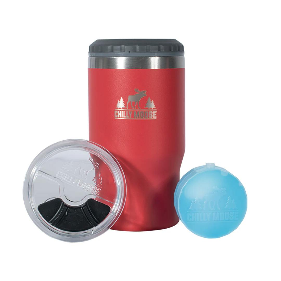 4k Cannabis X Chilly Moose | Brent 5 in 1 Insulated Tumbler | Canoe Red