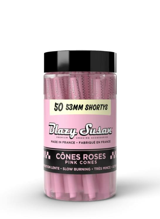 BLAZY SUSAN | Pink Shorty Cones | 50ct