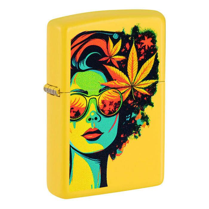 ZIPPO | Cannabis Woman Lighter Bold Graphic Design Lighter