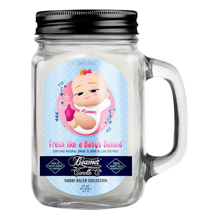 BEAMER CANDLE | Fresh Like A Baby's Behind (90 Hour Burn Time)