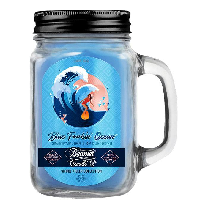 BEAMER CANDLE | Blue F*#kin Ocean (90 Hour Burn Time)