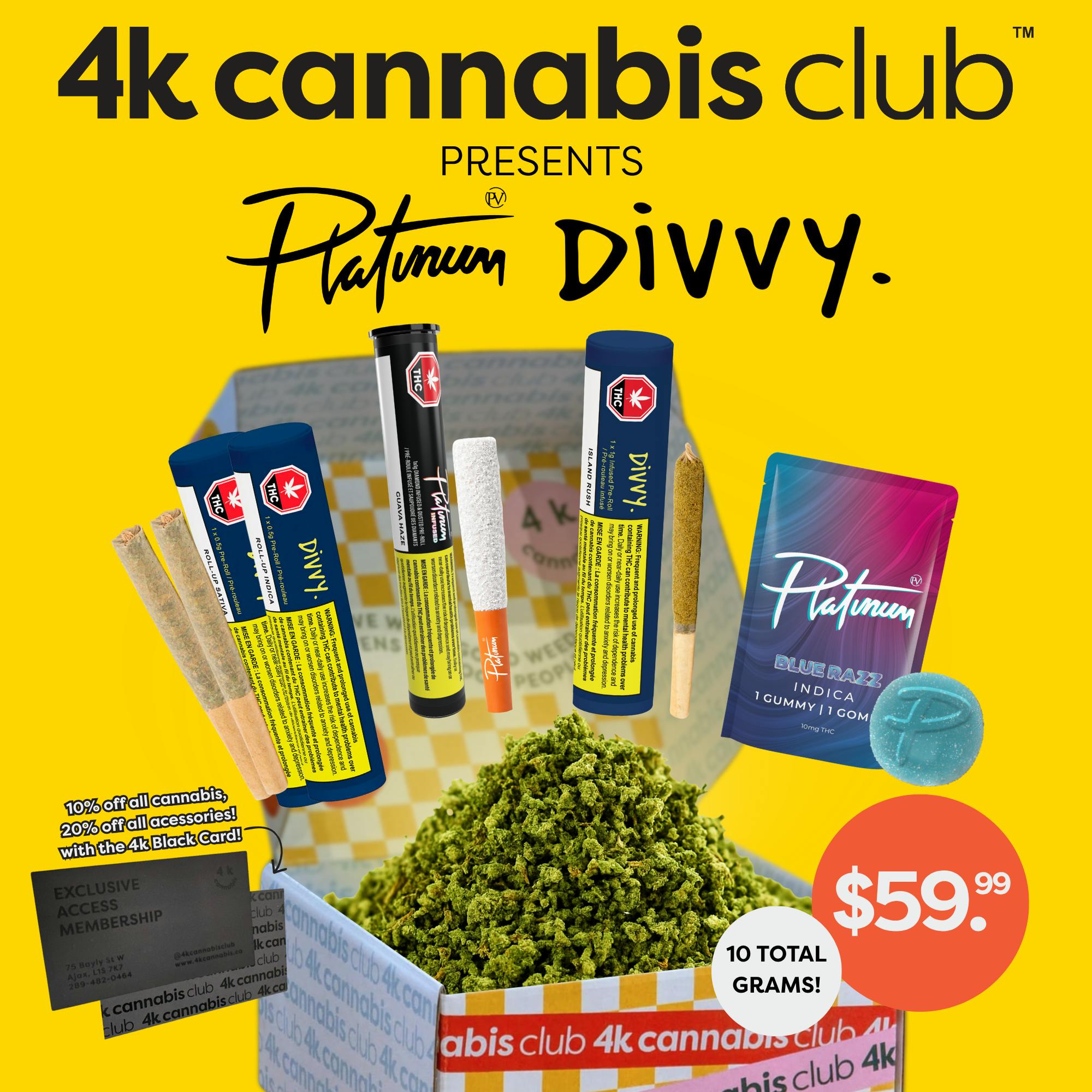4k Cannabis Club Box June 2026 | DIVVY & PLATINUM